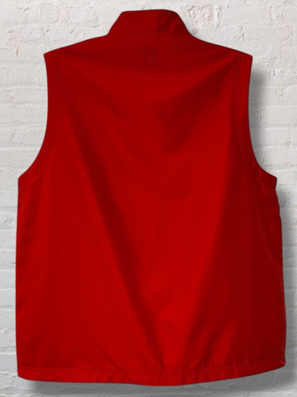 PGA Tour Mens Vest Medium Red Black Full Zip Golf Performance Fleece-Lined - Picture 5 of 8